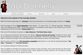 Paul Donnelly, Guitarist